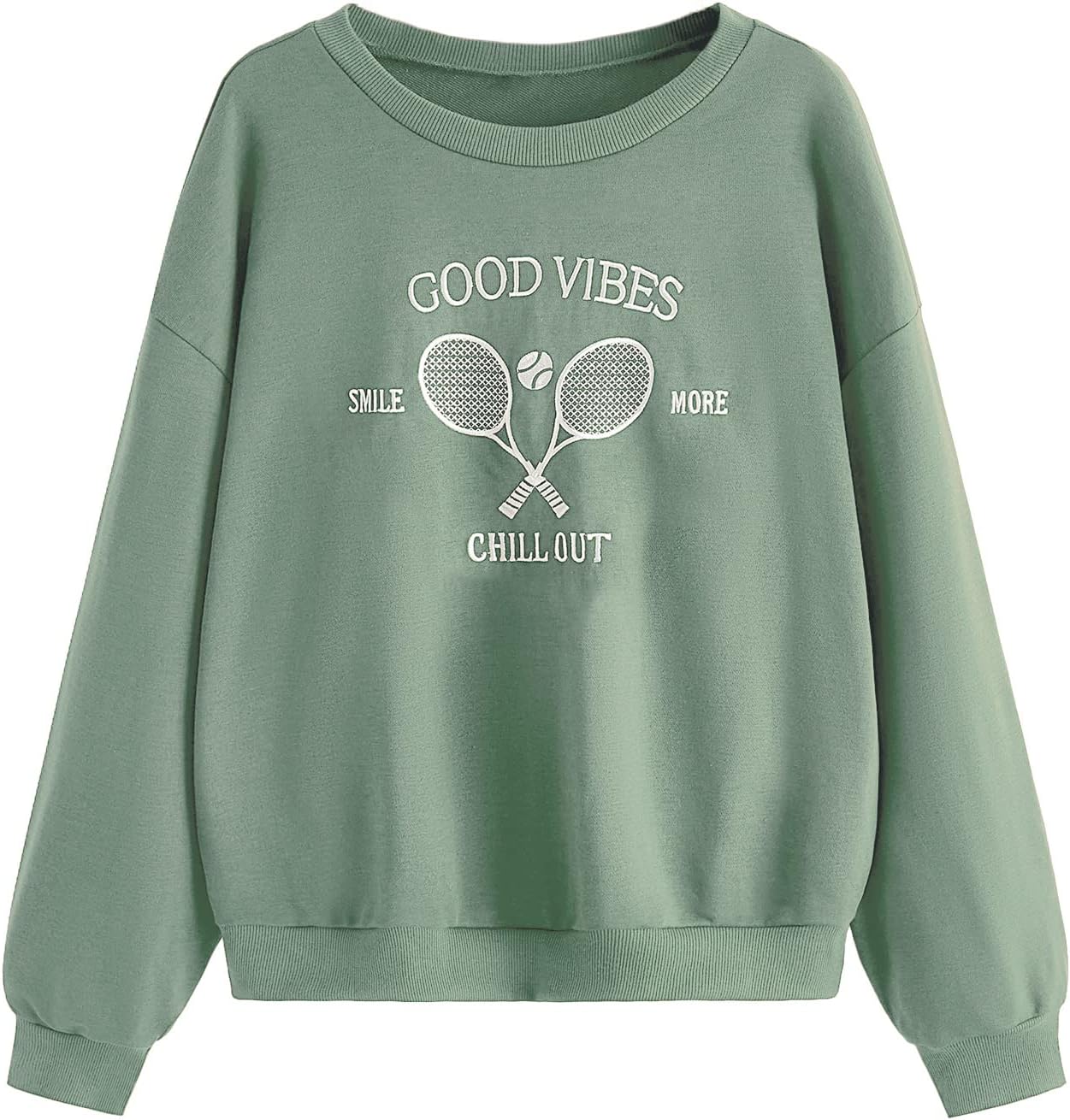 Women's Casual Sweatshirt Long Sleeve Graphic Print Pullover Tops