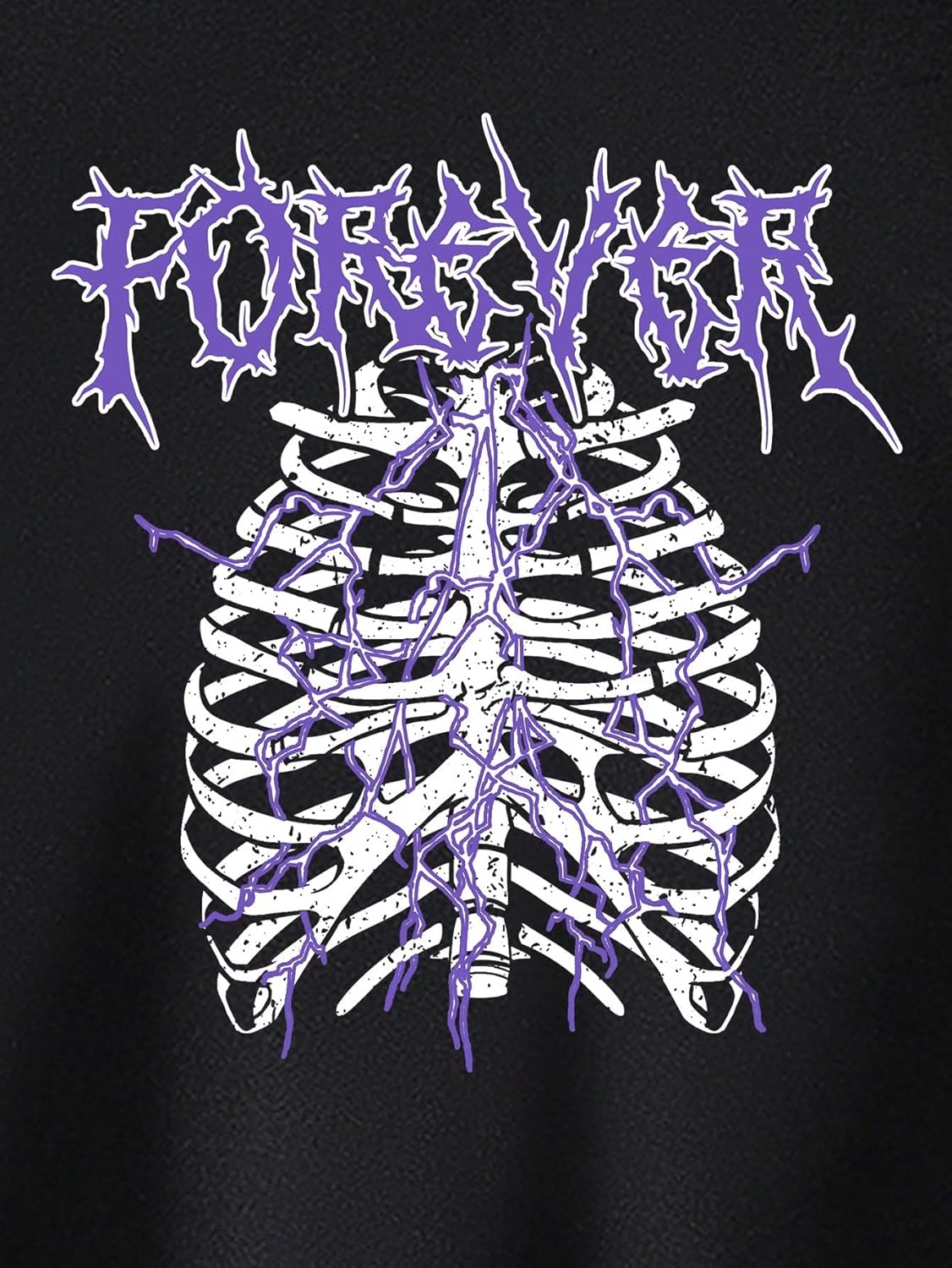 Women's Graphic Zip Up Skeleton Print Oversized Hoodie Sweatshirt with Pockets